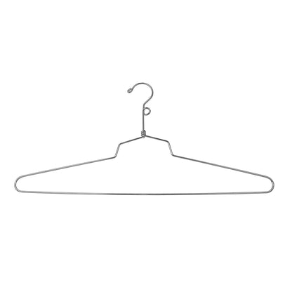 Cintre pour chemisier et robe en acier de 19 po avec crochet à boucle
